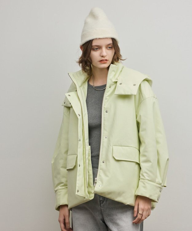 GRACE CONTINENTAL パディングマルチwayコート イエロー