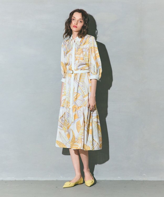 GRACE CONTINENTAL Rupert Sanderson フラットパンプス イエロー