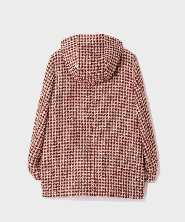 GRACE CONTINENTAL ツイードフードコート マルチ