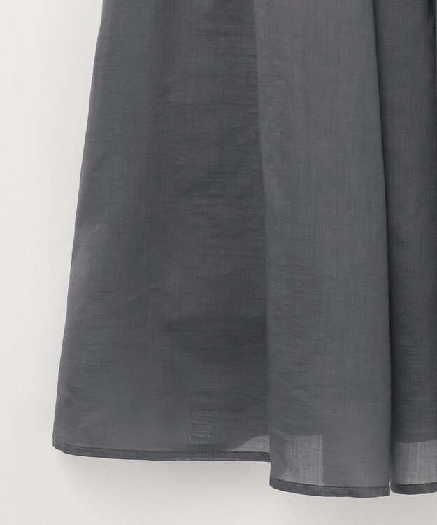 GRACE CONTINENTAL ティアードボリュームスカート グレー