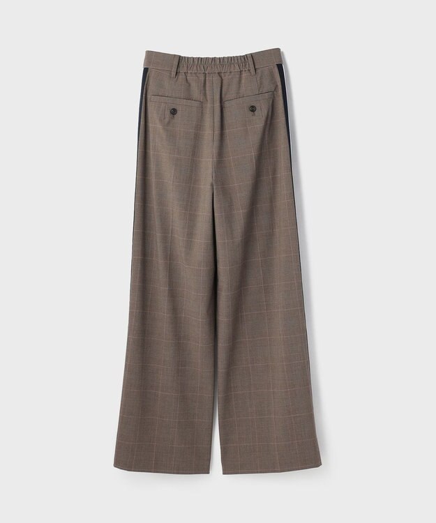 GRACE CONTINENTAL サイドラインパンツ ブラウン