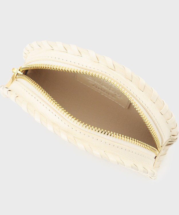 GRACE CONTINENTAL V_circle pouch パールホワイト