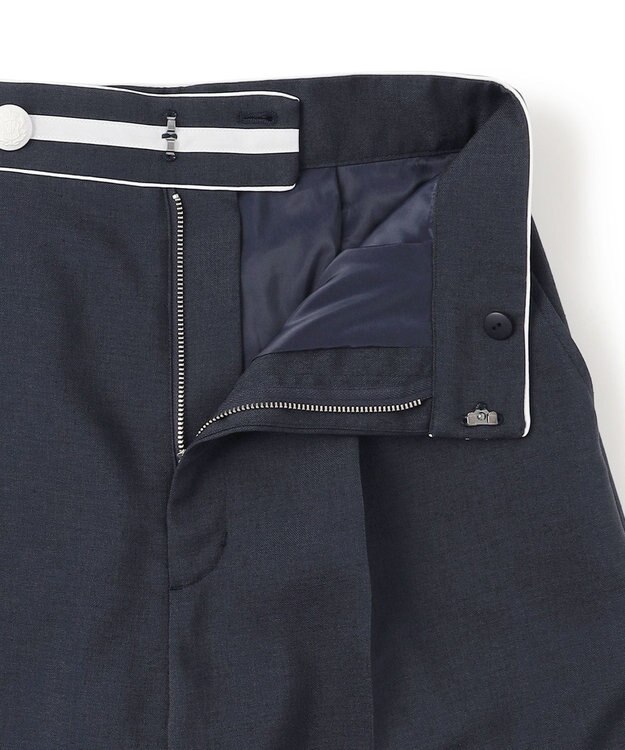 GRACE CONTINENTAL タックワイドパンツ ネイビー