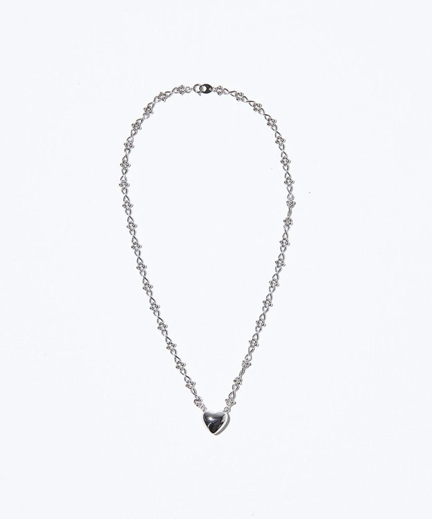 GRACE CONTINENTAL モチーフハートネックレス シルバー