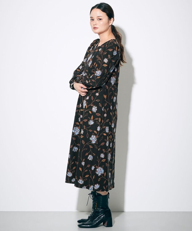 GRACE CONTINENTAL フローラルフレアワンピース フローラルフレアワンピース / GRACE CONTINENTAL | GRACE