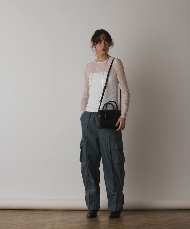 GRACE CONTINENTAL Mini RS Handbag ブラック