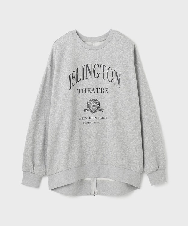 GRACE CONTINENTAL オーバーカットトップ グレー