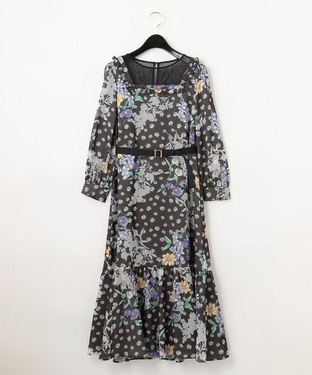 【タグ付♡22モデル】グレースコンチネンタル　フラワーオパールプリントワンピース フラワープリントワンピース / GRACE CONTINENTAL | GRACE