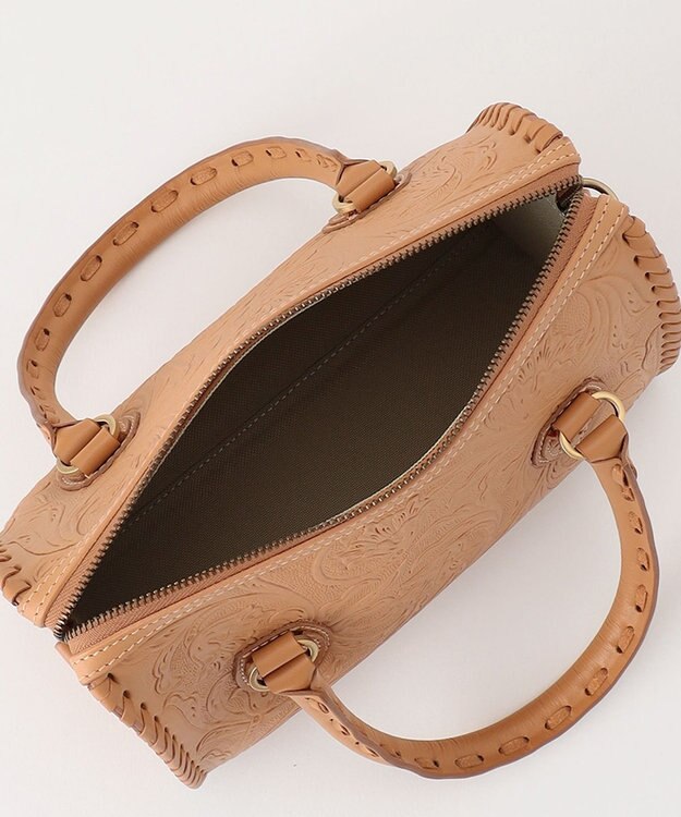 GRACE CONTINENTAL Mini Boston Bag キャメル