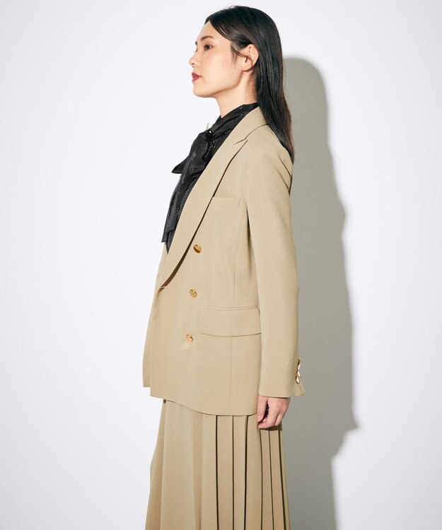 GRACE CONTINENTAL グレー ダブルブレストジャケット ダブルブレストstジャケット / GRACE CONTINENTAL | GRACE