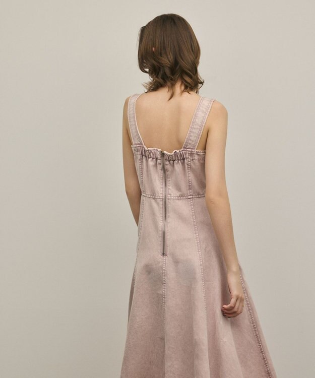 GRACE CONTINENTAL ハンカチーフヘムデニムワンピース ピンク