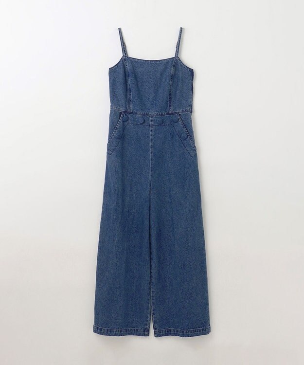 GRACE CONTINENTAL デニムサロペット インディゴ