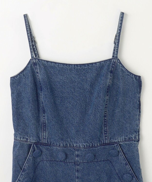 GRACE CONTINENTAL デニムサロペット インディゴ