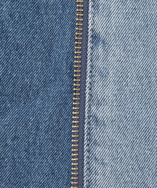 GRACE CONTINENTAL サイドジップデニムパンツ ブルー