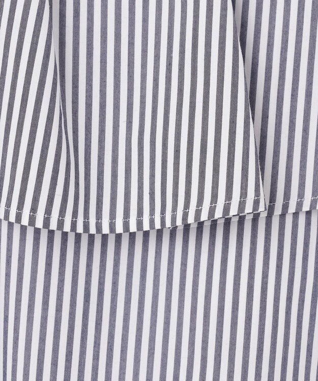 GRACE CONTINENTAL バックコンシャスシャツ ストライプ