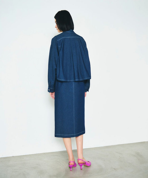 GRACE CONTINENTAL セットデニムワンピース インディゴ