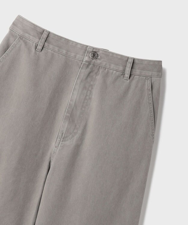 GRACE CONTINENTAL カットワークフレアパンツ グレー