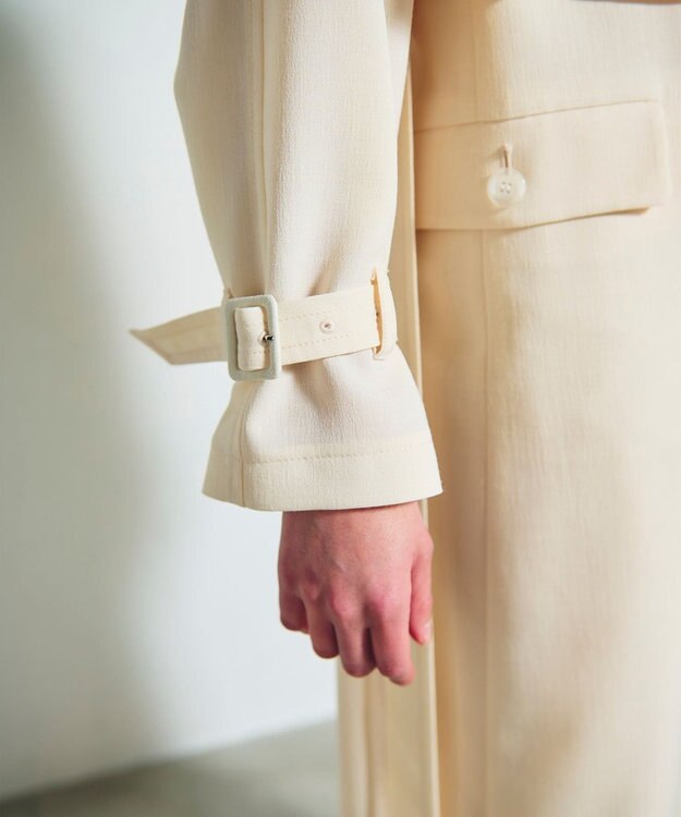 GRACE CONTINENTAL ストレッチスラブ3WAYコート キナリ