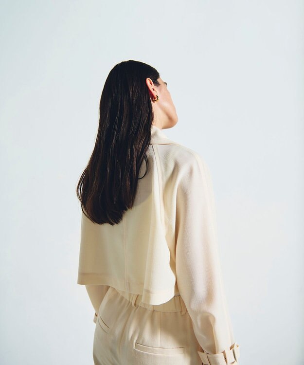 GRACE CONTINENTAL ストレッチスラブ3WAYコート キナリ