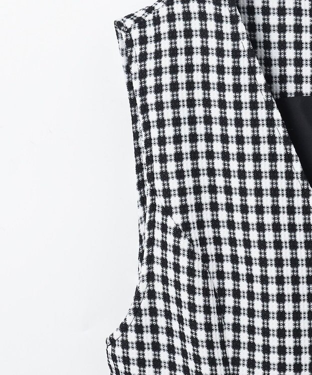 GRACE CONTINENTAL チェックジャンパースカート ブラック