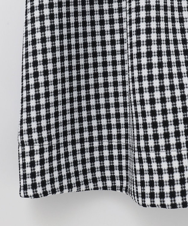 GRACE CONTINENTAL チェックジャンパースカート ブラック