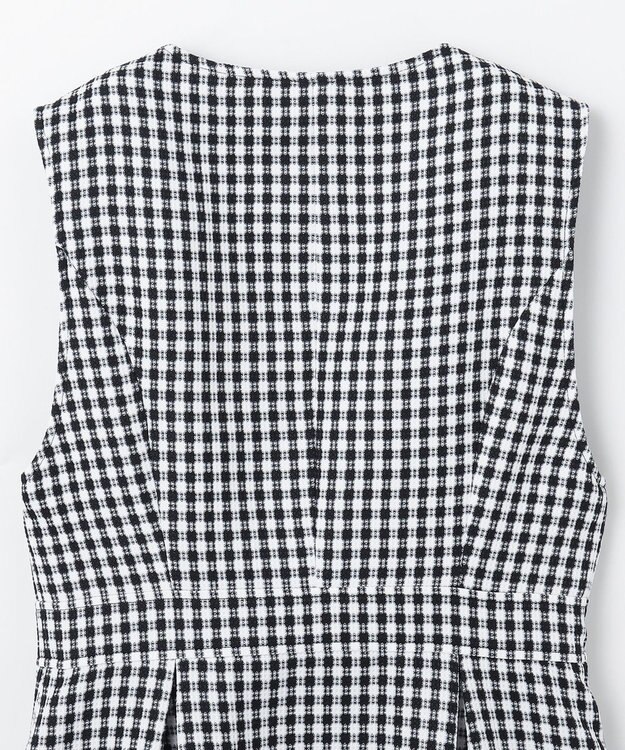 GRACE CONTINENTAL チェックジャンパースカート ブラック