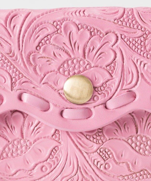 GRACE CONTINENTAL MSフラップカードホルダー ピンク