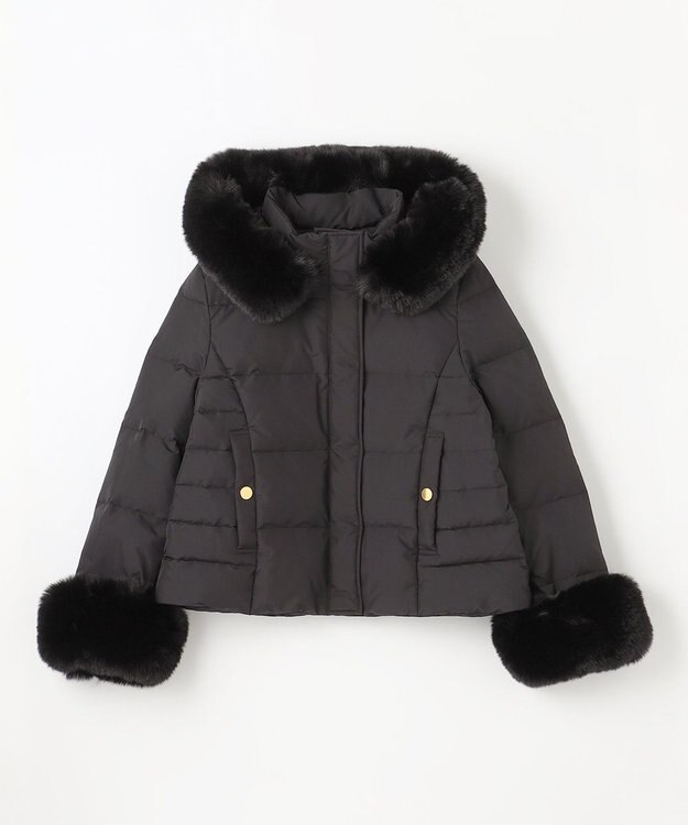 GRACE CONTINENTAL コンパクトダウンジャケット ブラック