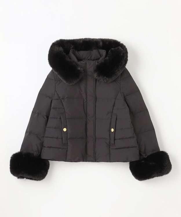 GRACE CONTINENTAL コンパクトダウンジャケット ブラック