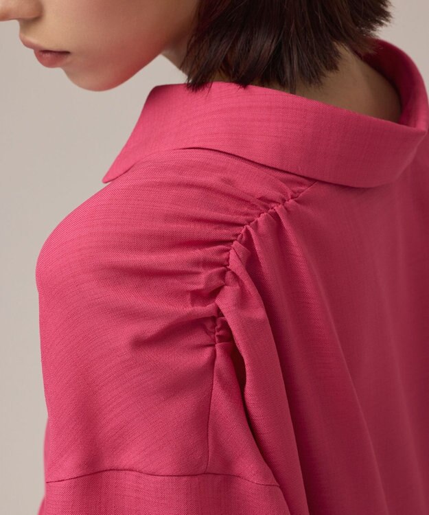 GRACE CONTINENTAL ティアードシャツチュニック ピンク