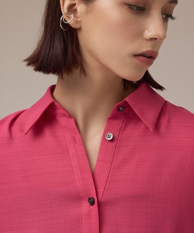 GRACE CONTINENTAL ティアードシャツチュニック ピンク