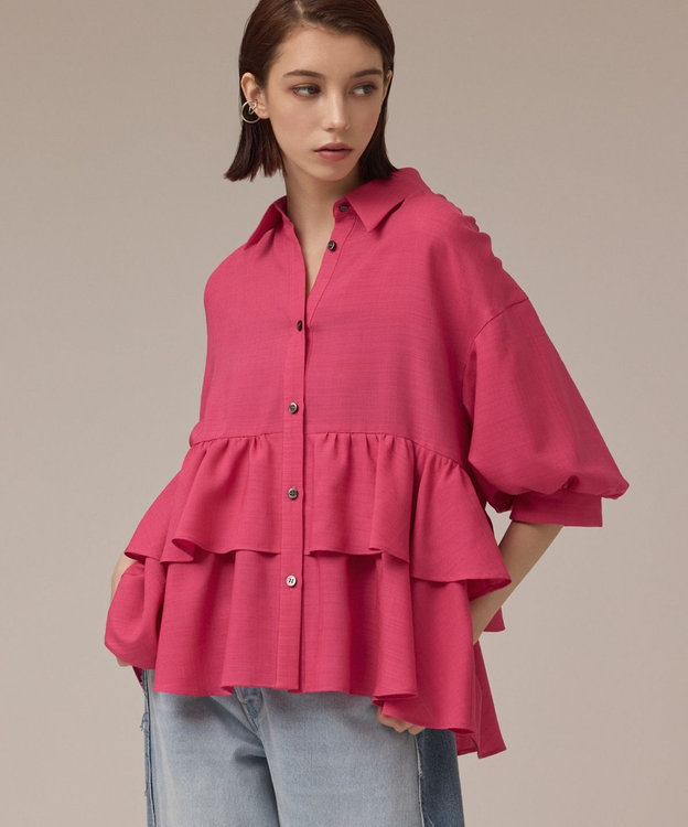 Grace continental グレースコンチネンタル シャツ チュニック ティアードシャツチュニック / GRACE CONTINENTAL | GRACE