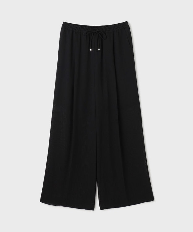 GRACE CONTINENTAL ソフトファイユパンツ ブラック