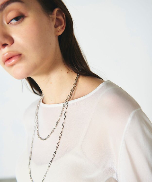 GRACE CONTINENTAL アンカーチェーンネックレス シルバー