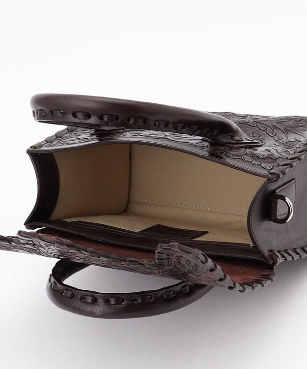 GRACE CONTINENTAL RollingSTHandbag ダークブラウン