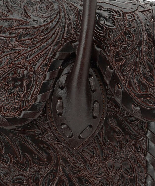 GRACE CONTINENTAL RollingSTHandbag ダークブラウン