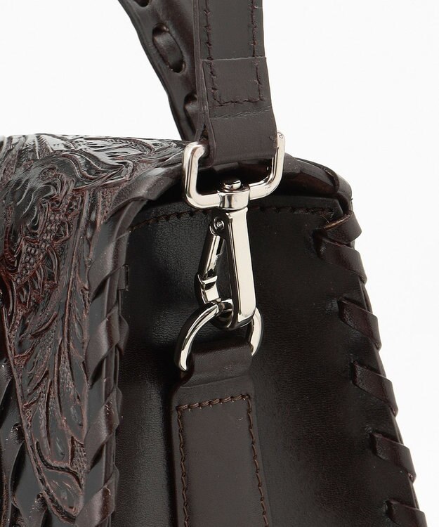 GRACE CONTINENTAL RollingSTHandbag ダークブラウン