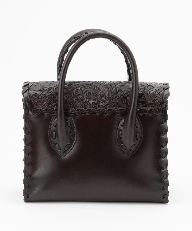 GRACE CONTINENTAL RollingSTHandbag ダークブラウン