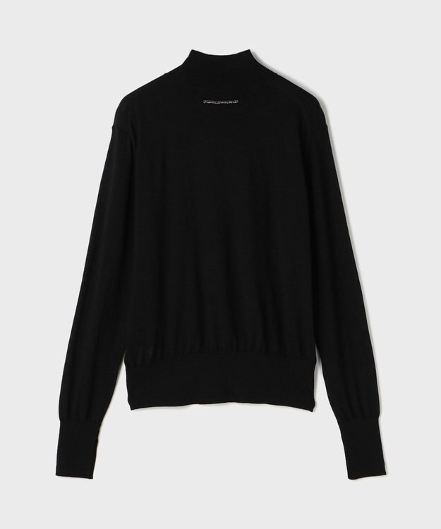 GRACE CONTINENTAL ウールシルクタートルトップ ブラック