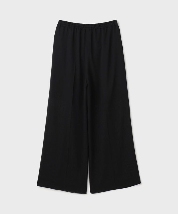 GRACE CONTINENTAL ソフトファイユパンツ ブラック