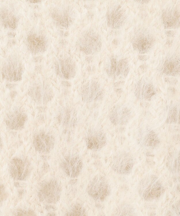 GRACE CONTINENTAL アルパカメッシュニットトップ キナリ