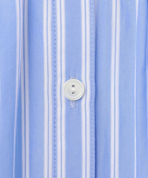 GRACE CONTINENTAL 刺繍シャツワンピース ブルー