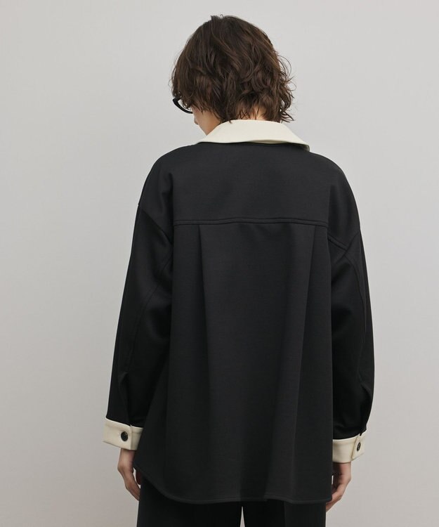 GRACE CONTINENTAL レザーカットシャツ ブラック