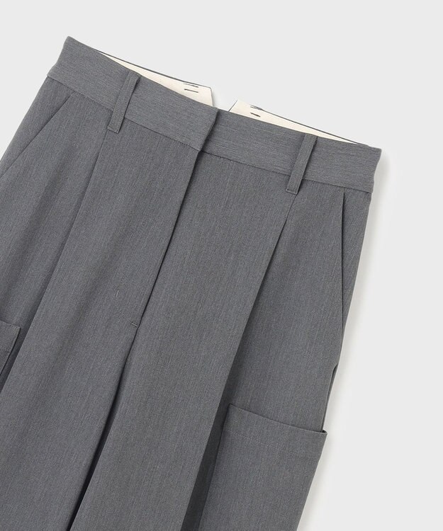 GRACE CONTINENTAL ワイドワークパンツ グレー