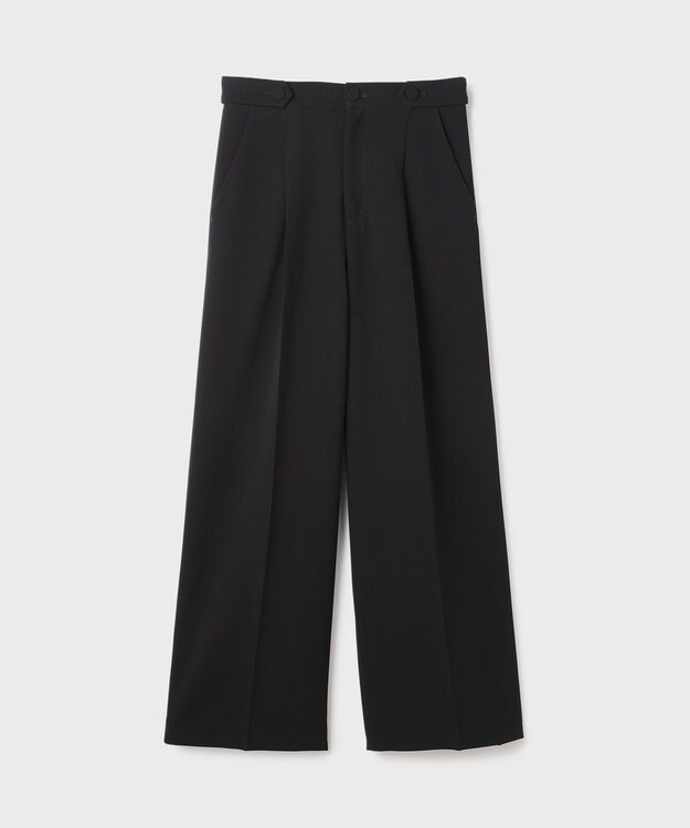 GRACE CONTINENTAL トリアセワイドパンツ ブラック