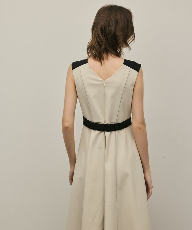 GRACE CONTINENTAL ジャージワンピース ベージュ