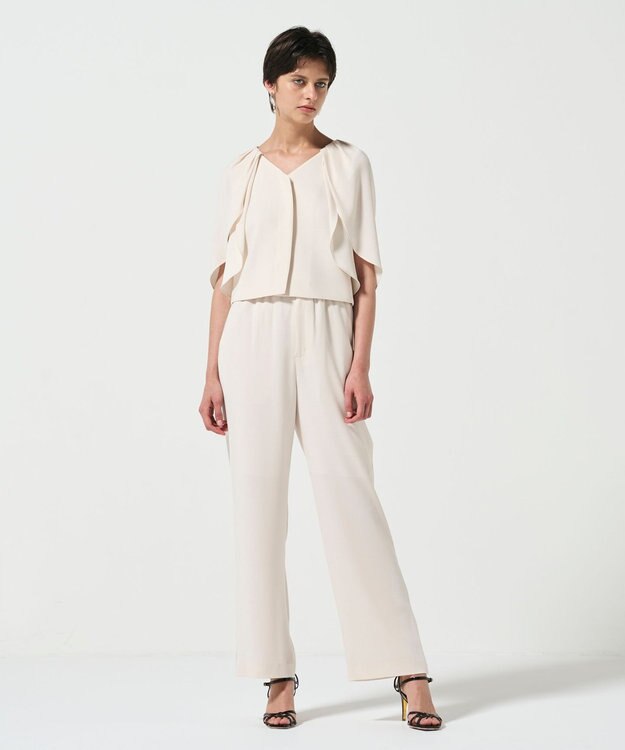 GRACE CONTINENTAL ケープスリーブトップ キナリ