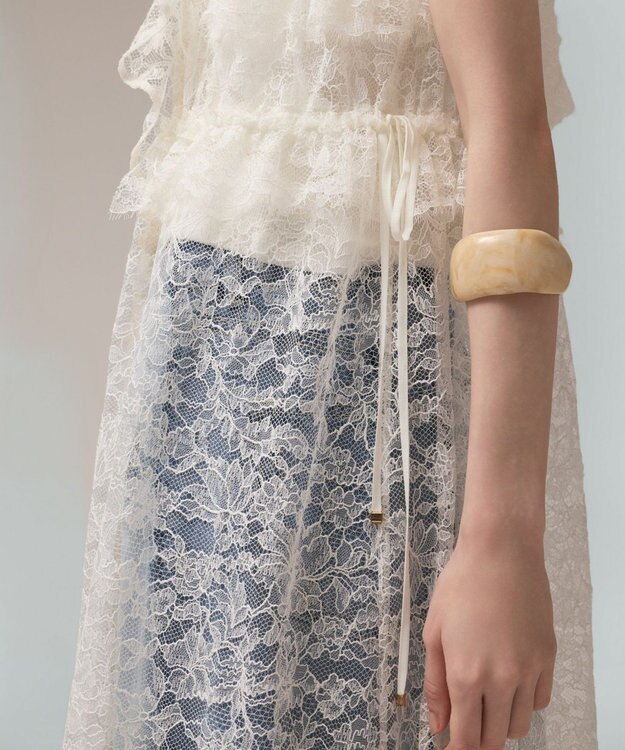 GRACE CONTINENTAL フリルカラーレースワンピース キナリ