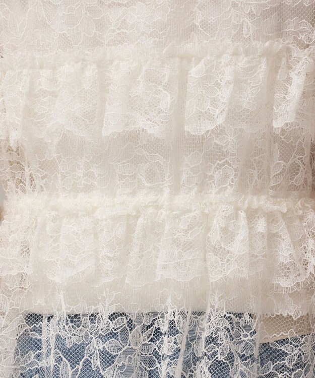 GRACE CONTINENTAL フリルカラーレースワンピース キナリ