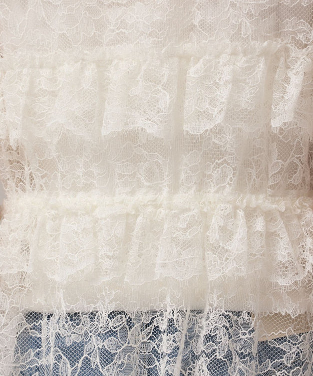 GRACE CONTINENTAL フリルカラーレースワンピース キナリ